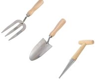 Silverline Fork, Trowel and Dibber.