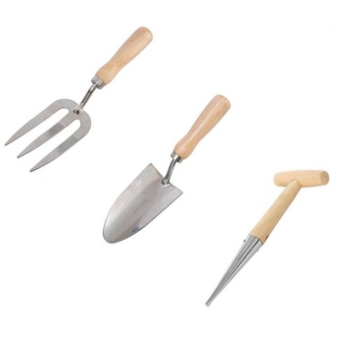 Silverline Fork, Trowel and Dibber.