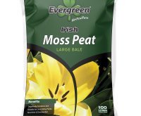 Evergreen Irish moss peat 100L.