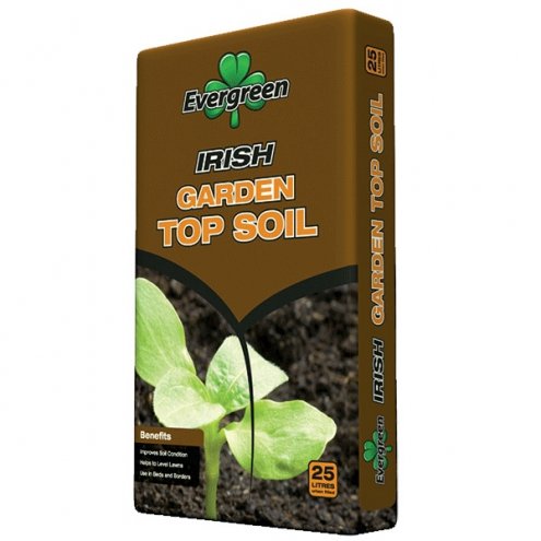 Evergreen top soil 25L.